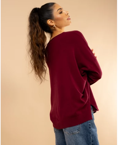Pull col en v oversize