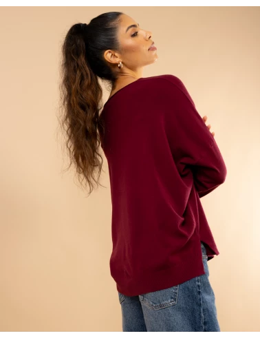 Pull col en v oversize