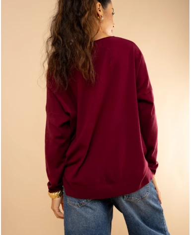 Pull col en v oversize