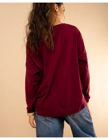 Pull col en v oversize