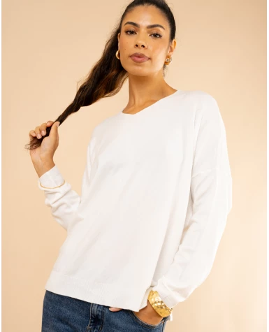 Pull col en v oversize
