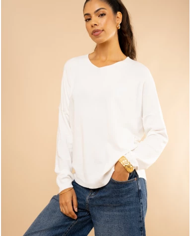 Pull col en v oversize