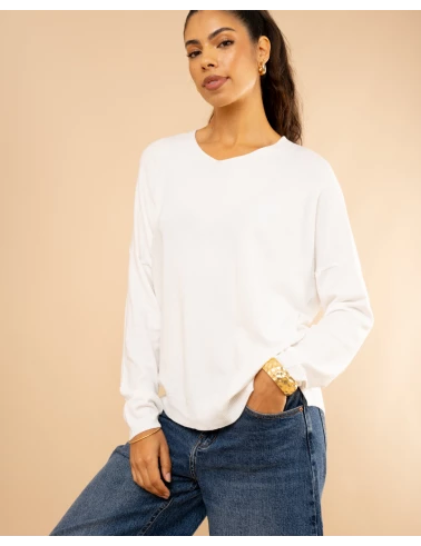 Pull col en v oversize