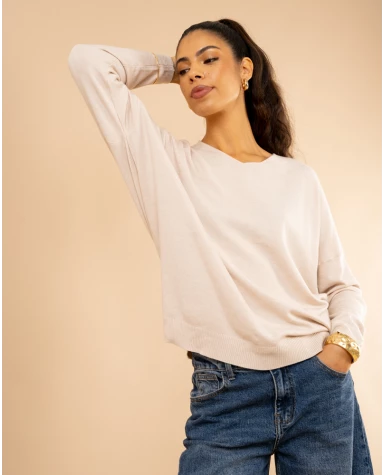 Pull col en v oversize