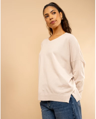 Pull col en v oversize