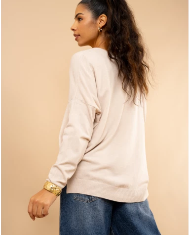 Pull col en v oversize
