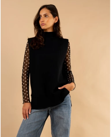 Pull sans manches