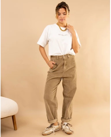 Slouchy côtelé