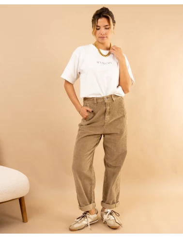 Slouchy côtelé