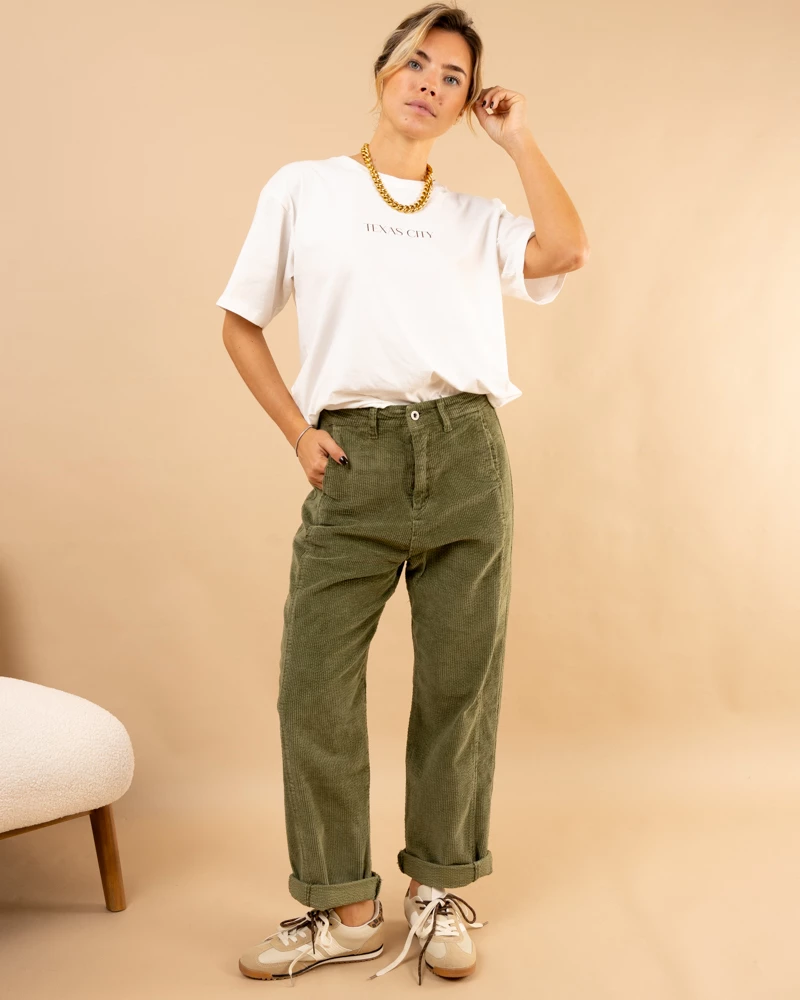 Slouchy côtelé