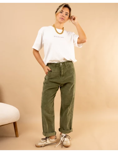 Slouchy côtelé