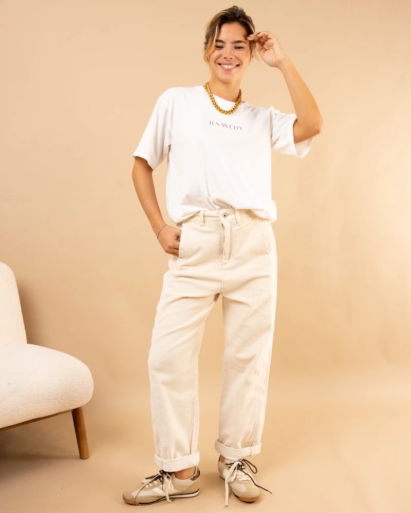 Slouchy côtelé