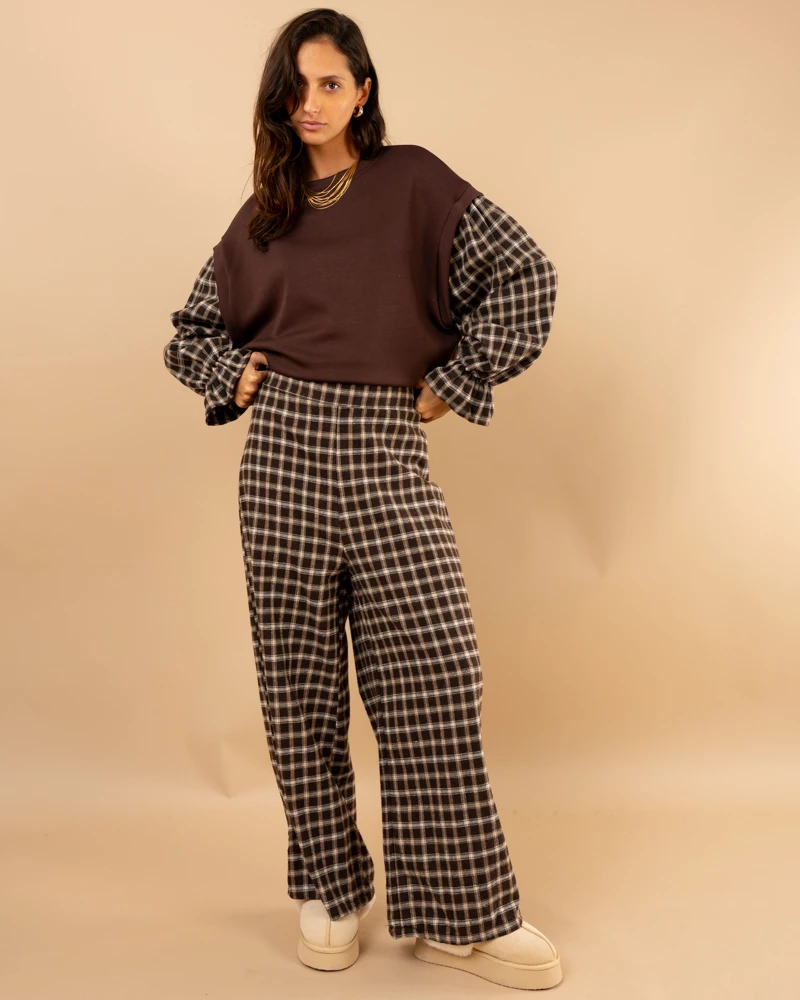 Pantalon carreaux