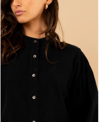 Chemise velours côtelée