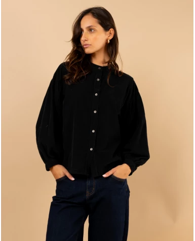 Chemise velours côtelée