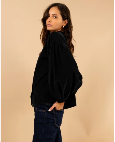 Chemise velours côtelée