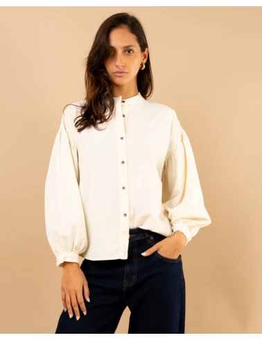 Chemise velours côtelée