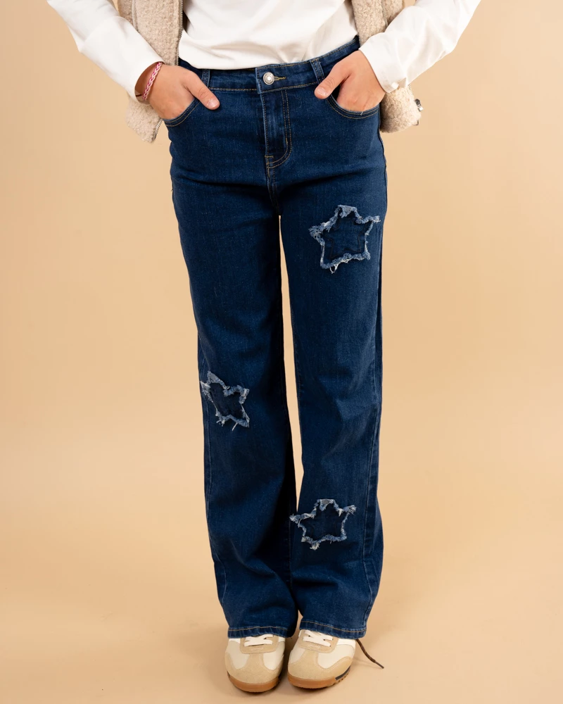 Jean patch étoile