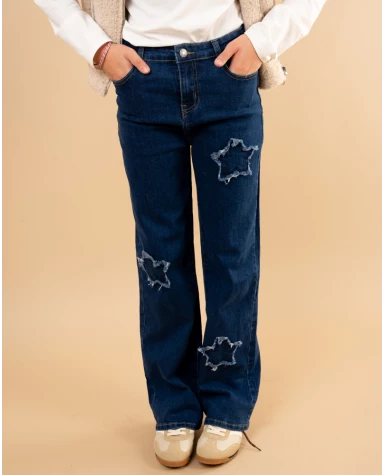Jean patch étoile