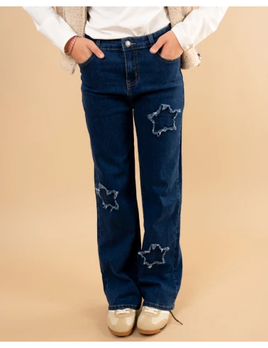 Jean patch étoile