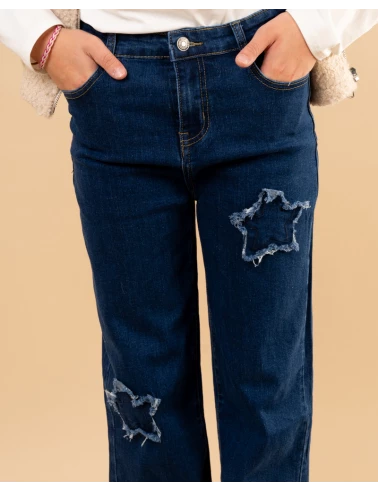 Jean patch étoile