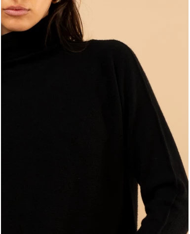 Pull col haut