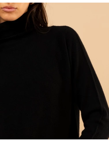 Pull col haut