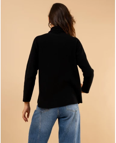 Pull col haut