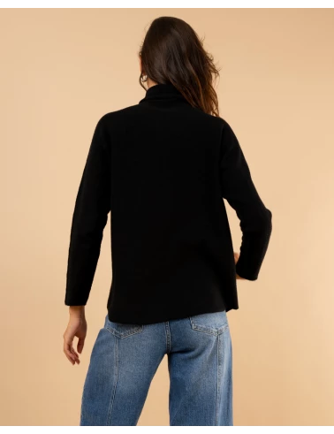 Pull col haut