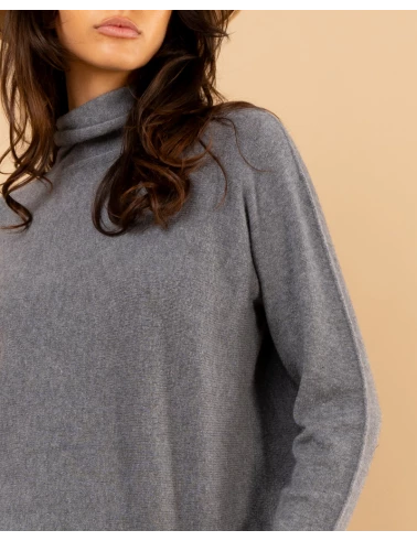 Pull col haut