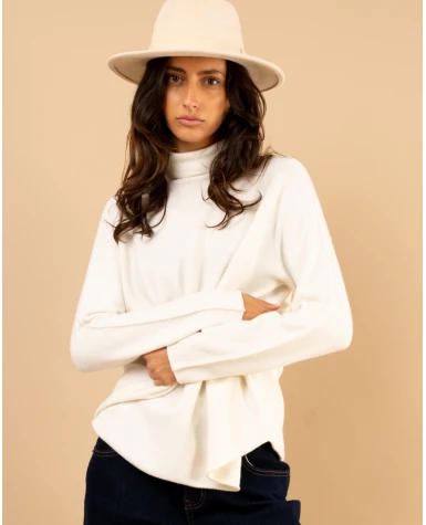 Pull col haut