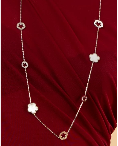 Collier fleurs