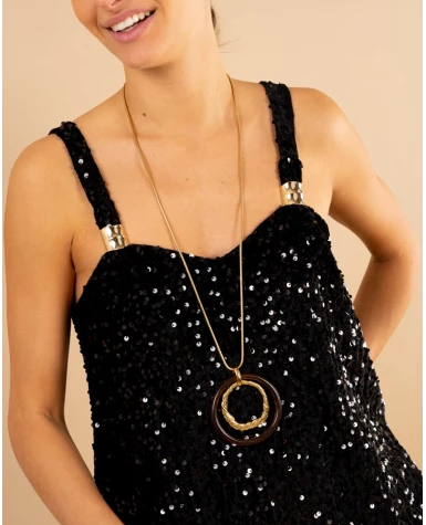 Collier double rond