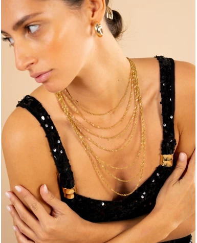 Collier multi- chaines