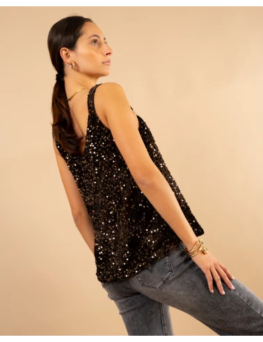 Débardeur sequins Marie