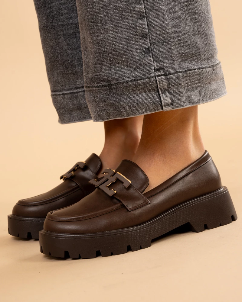 Mocassins boucle