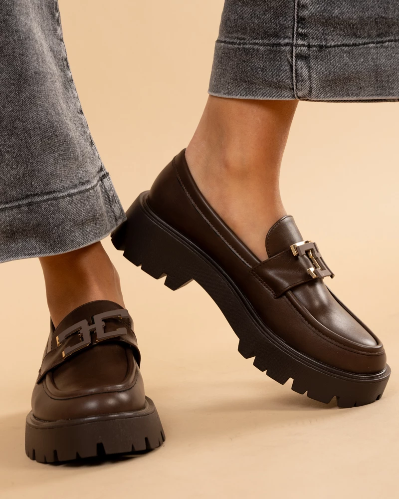 Mocassins boucle