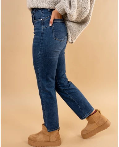 Jean droit push up grande taille