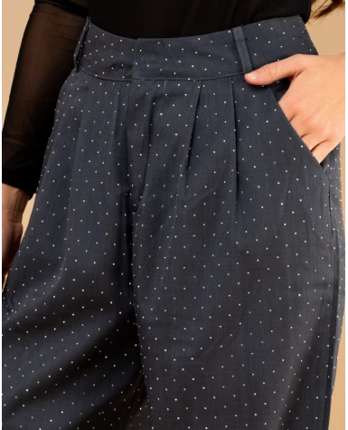 Pantalon strass