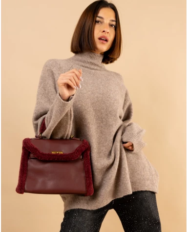 Pull col droit