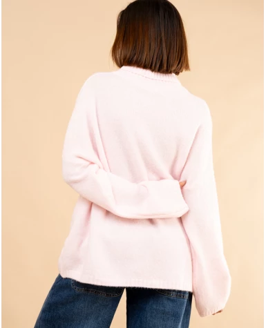 Pull doux col roulé