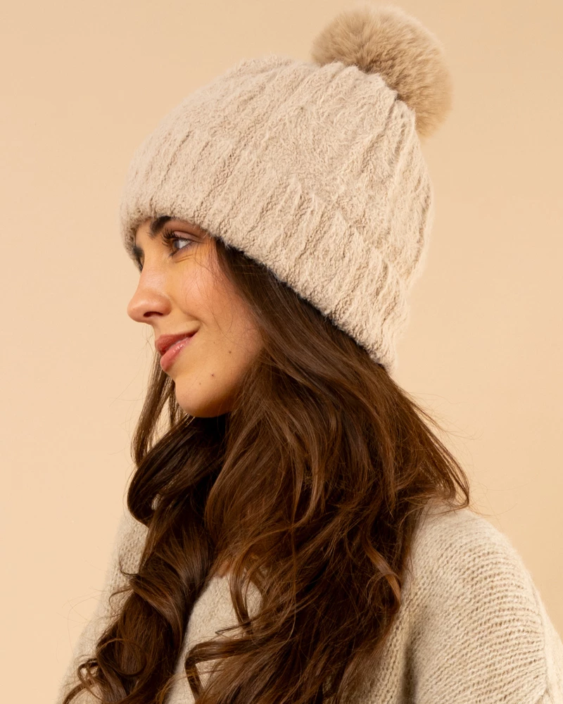 Bonnet pompon