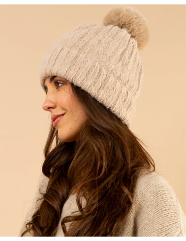 Bonnet pompon