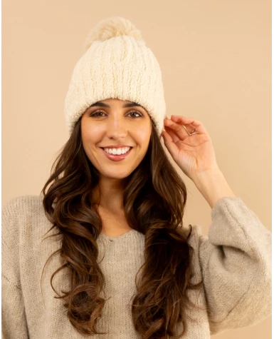 Bonnet pompon