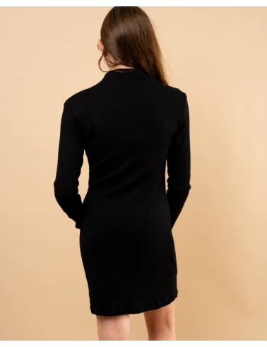 Robe maille côtelé