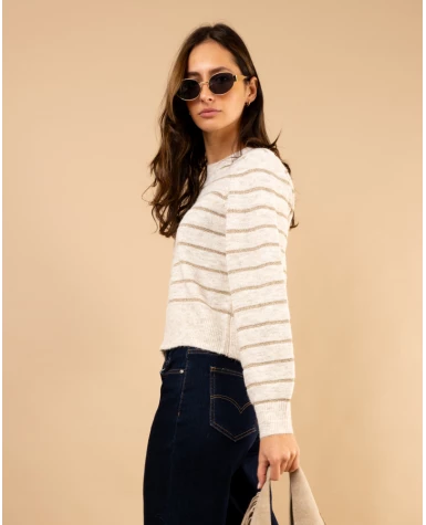 Pull rayé