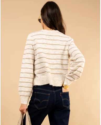 Pull rayé
