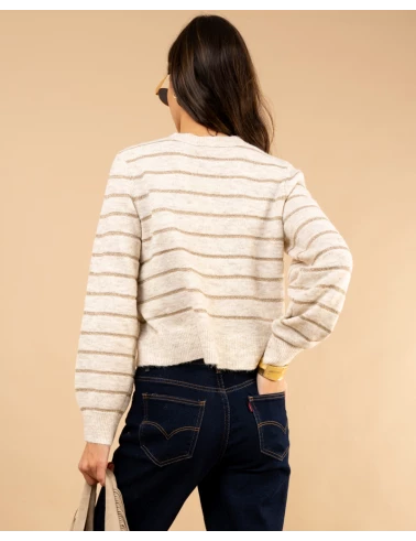 Pull rayé