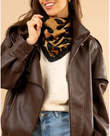 Foulard léopard