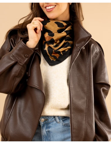 Foulard léopard